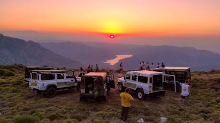 4X4 safaritocht bij zonsondergang op Kreta